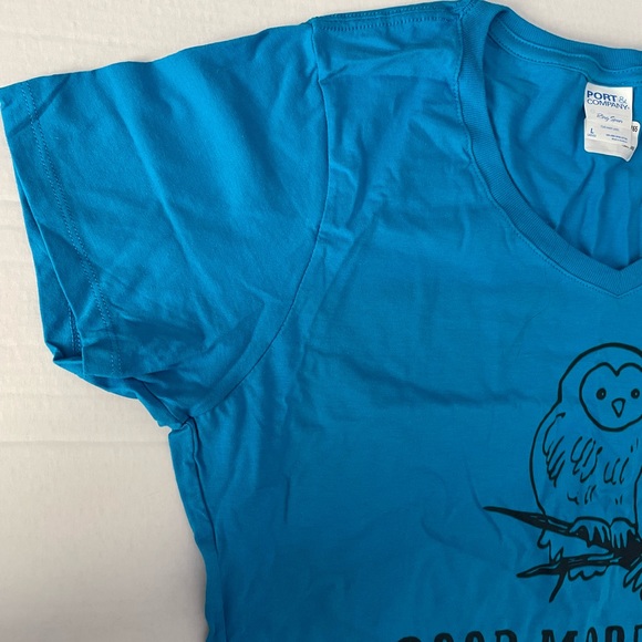 Good mood owls design women’s shirt, gift size L - Picture 10 of 11